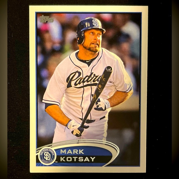 Mark Kotsay 2012 San Diego Padres TOPPS #US300 Baseball Trading Card - MINT - Picture 1 of 3